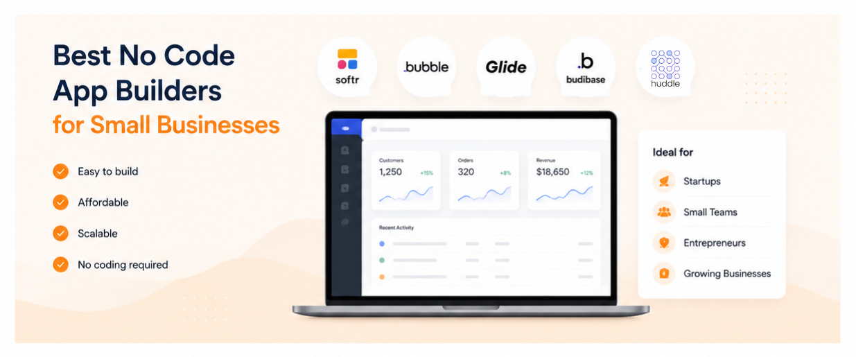 Best No Code App Builders for Small Businesses
