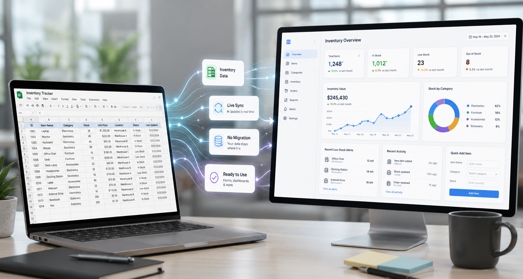 How to Turn a Spreadsheet Into an App (Without Code or Migration)